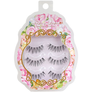 Kylie同款假睫毛浓密卷翘凌乱空气妆感4D分层交叉欧美风纤长薄款