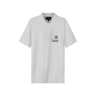 【自营】GA阿玛尼 男士短袖POLO衫LOGO刺绣网球风 3LSF72 SJKLZ