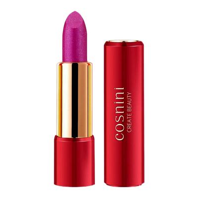 珠光紫色口红持久不掉色水不沾杯火龙果色滋润平价小众品牌玫红