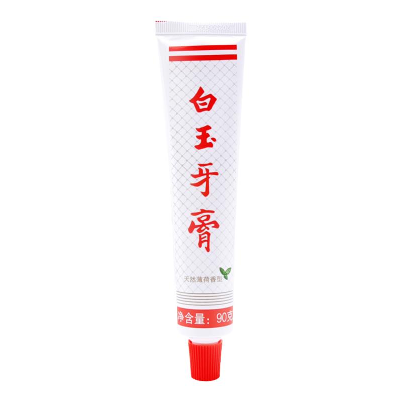 上海白玉牙膏薄荷味清新口气90g