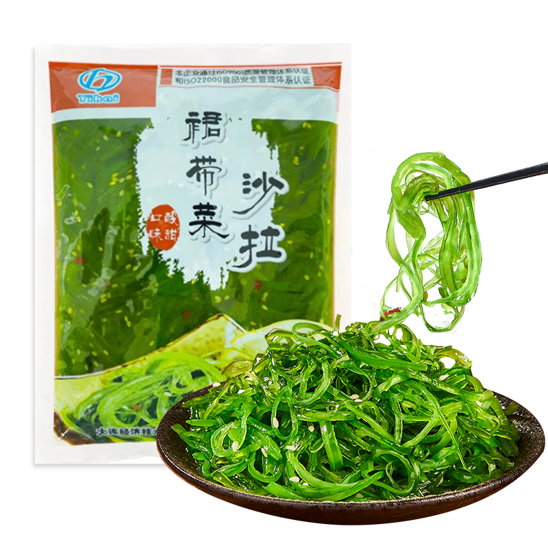 亿海裙带菜海带丝下饭菜开袋即食中华凉拌海草丝海藻沙拉商用