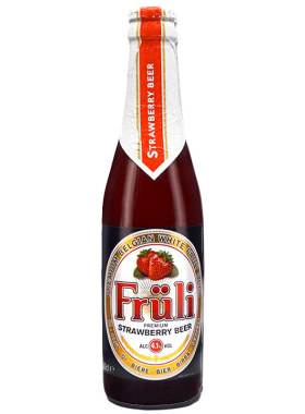 Fruli现货原装进口芙力草莓啤酒