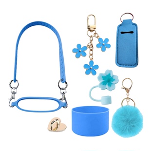 适用Stanley斯坦利杯套野兽派挂绳挂饰冰霸杯链保温杯杯绳吸管帽