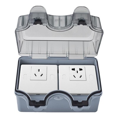 西库双位防水盒户外明装