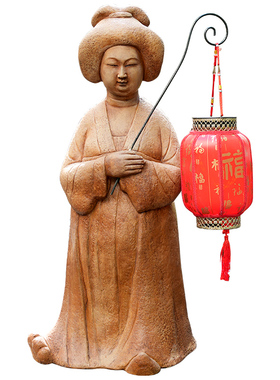 水磨坊国潮摆件唐朝仕女古风装饰