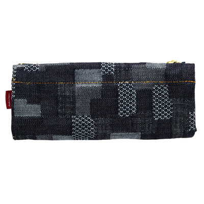 日本luddite丹宁牛仔面料笔袋