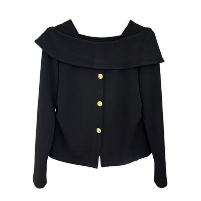 大码复古长袖针织衫女秋季遮肚子