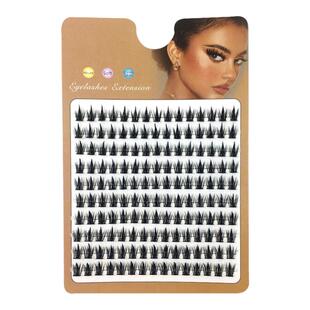 2025新款!洛兜塔尖麦穗小恶魔假睫毛女团自然硬梗漫画亚裔眼睫毛