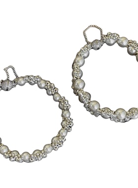 CIX晚宴时刻/施家珍珠手链轻奢不规则精致小众镶钻手饰百搭奢华女