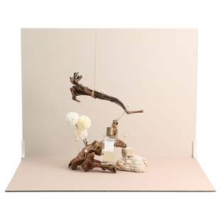 大尺寸拍照背景板桌面PLOG短视频拍摄道具ins风蛋糕装饰摄影手播直播背景墙布置场景宠物黑色植绒吸光倒影板