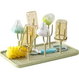 奶瓶沥水架婴儿水杯架子晾干架可拆支架沥干架奶瓶架奶瓶刷置物架