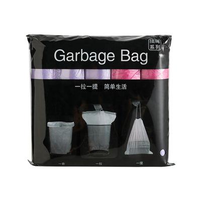 30卷实惠装加厚垃圾袋抽绳手提式
