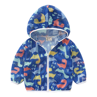 儿童防晒衣薄款透气连帽女宝宝