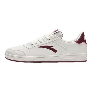 安踏男鞋板鞋2025秋季新款官方正品小白鞋低帮休闲红色经典运动鞋