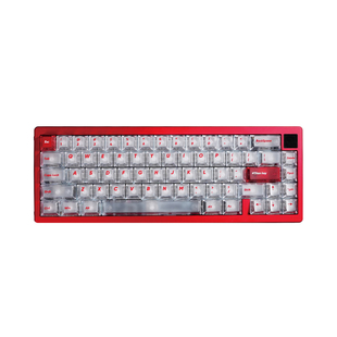 泰坦国度雾透键帽双拼撞色PC透光磁轴键盘小蜜蜂ev63迈从ace68