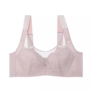 爱慕官方正品内衣女大胸显小全罩杯洞洞透气四排扣调整文胸收副乳