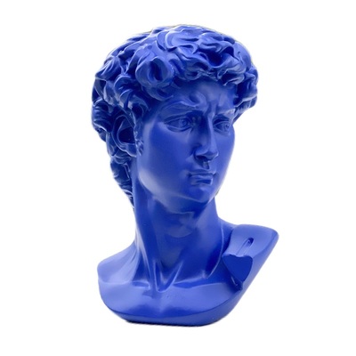 北欧风克莱因蓝大卫摆件