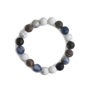 PDSTYLE 八大星球天然石手串男女生礼物情侣手链百搭个性弹力绳潮