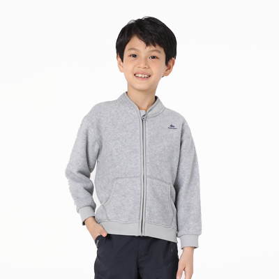 迪卡侬秋冬摇粒绒外套