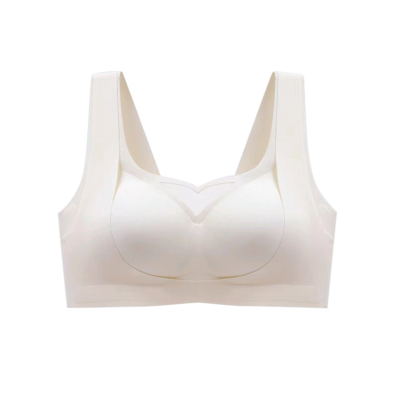 新品提拉聚拢无痕内衣女大胸显小防下垂收副乳调整型防震运动文胸