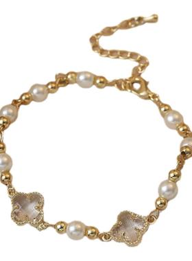 ins小众设计珍珠手串气质网红