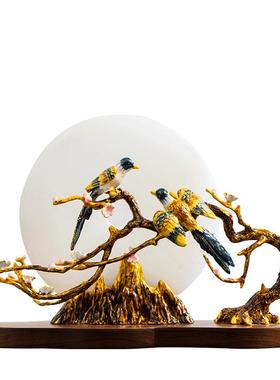 平安扣黎采玉石新中式玄关珐琅