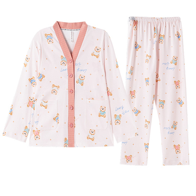 100%纯棉月子服春秋新款哺乳装