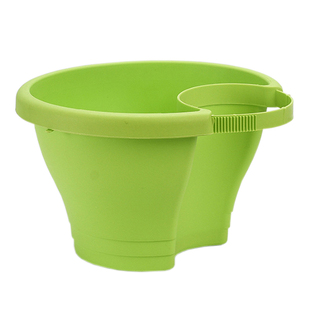 管道壁挂花盆捆绑式管道花盆可绑柱子绿萝盆圆柱悬挂式壁挂吊篮盆