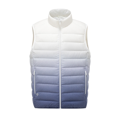 坦博尔轻薄立领百搭短款渐变马甲