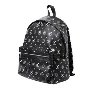 OTHEBEST新款满印闪电logo双肩包潮牌学生休闲运动书包