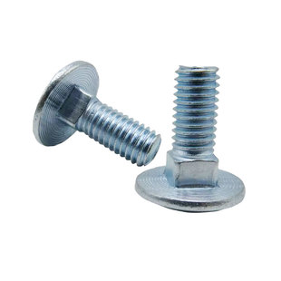 美制镀锌5级马车螺栓1/2和3/8和5/16厂家直销半圆头方颈8.8级