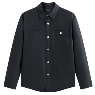 【商场同款】太平鸟男装衬衫26春季新款质感外穿式衬衣 B1CHG1291