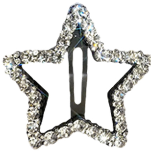 水钻五角星星发夹侧边前额刘海发卡女后脑勺夹子头饰碎发bb夹卡子