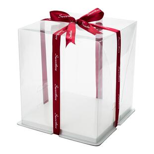 商用透明生日蛋糕盒子烘焙包装盒四4寸6寸8寸5寸双层防漏价高加固