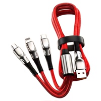 數(shù)據(jù)線一拖三快充充電線手機(jī)通用