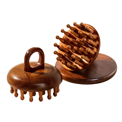 【天然金丝檀木】头部按摩梳Top1