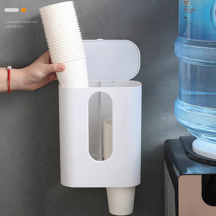 饮水机取杯器台式架磁吸置物架一次性水杯塑料杯胶杯纸杯架杯子架