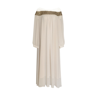 Tongse | 熔金裙 松弛感遮肉显瘦露肩连衣裙慵懒海边度假长裙夏