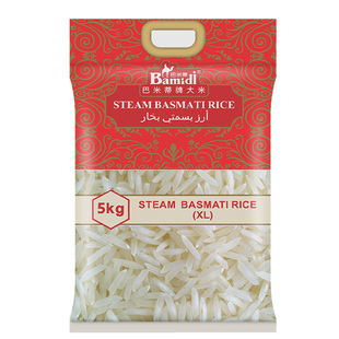 进口巴斯马蒂米STEAM Basmati rice印度可喜奴香米超长粒大米5KG