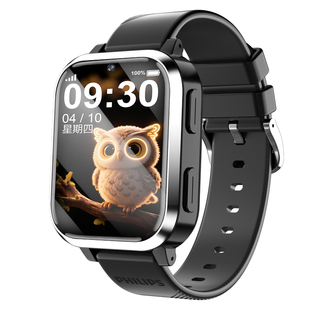 [官方旗舰店]飞利浦智能手表2025年新款4G学生电话手表防水高清视频通话精准定位中小学生男女孩儿童电话手表