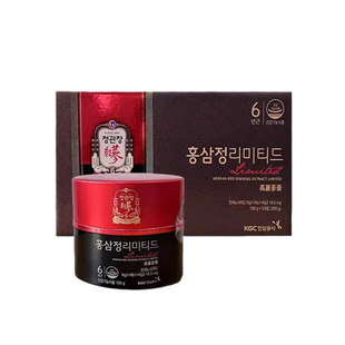 韩国正官庄6年根地参100g*3瓶高丽参膏红参膏精品礼盒装韩国直邮