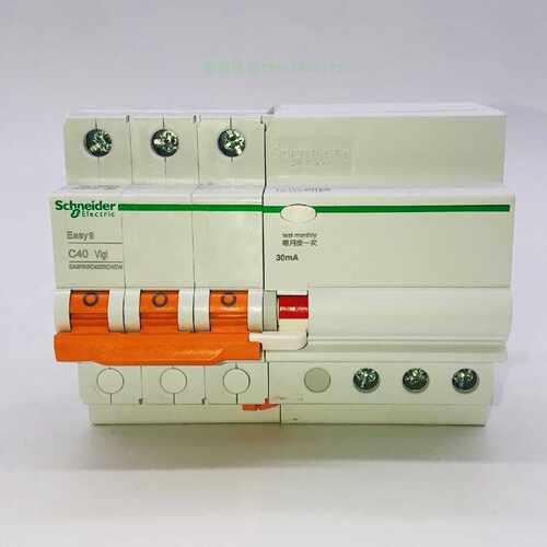 议价施耐德EA9RN3C4030CNEW漏电保护断路器 3P C40A/30mA/AC类