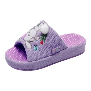 儿童拖鞋女童春款2026年新女孩四季布艺硬底足弓支撑室内家居拖鞋