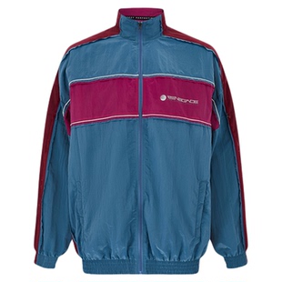 MARTINE ROSE 25FW 复古撞色拼接分层式运动立领夹克外套