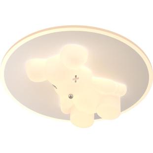 欧普/盖世英雄/全光谱奶油风可爱led卧室吸顶灯具儿童房卡通灯DD