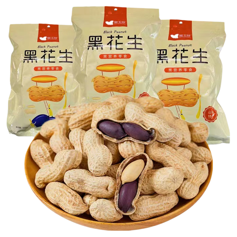 山东黑玉珍花生五香味花生仁