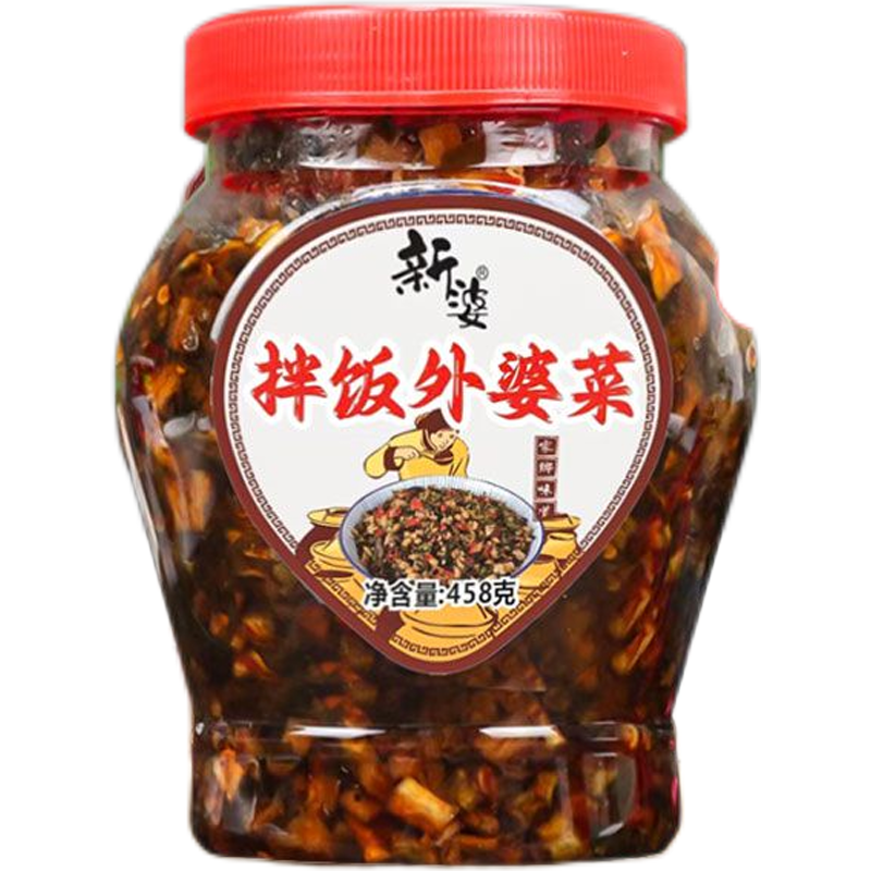 拌饭外婆菜正宗湘西农家拌面酱菜咸菜开胃梅干菜大瓶辣椒酱下饭菜