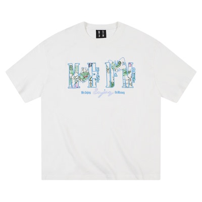 MEDM25SS蕾丝印花贴布蝴蝶LOGO