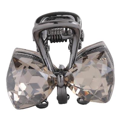 法式复古水晶蝴蝶结抓夹