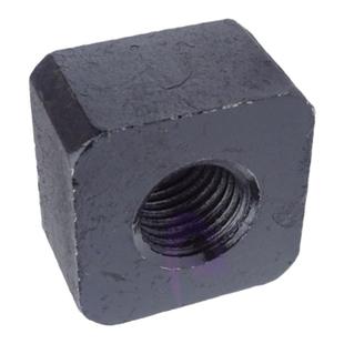 方母铁本色焊接母四方螺母圆柱罗母方块螺丝帽方型罗帽加厚M8-M30